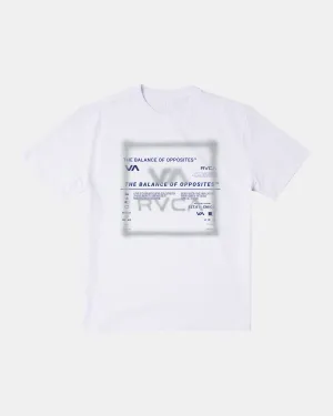 Spray Text Tee - White