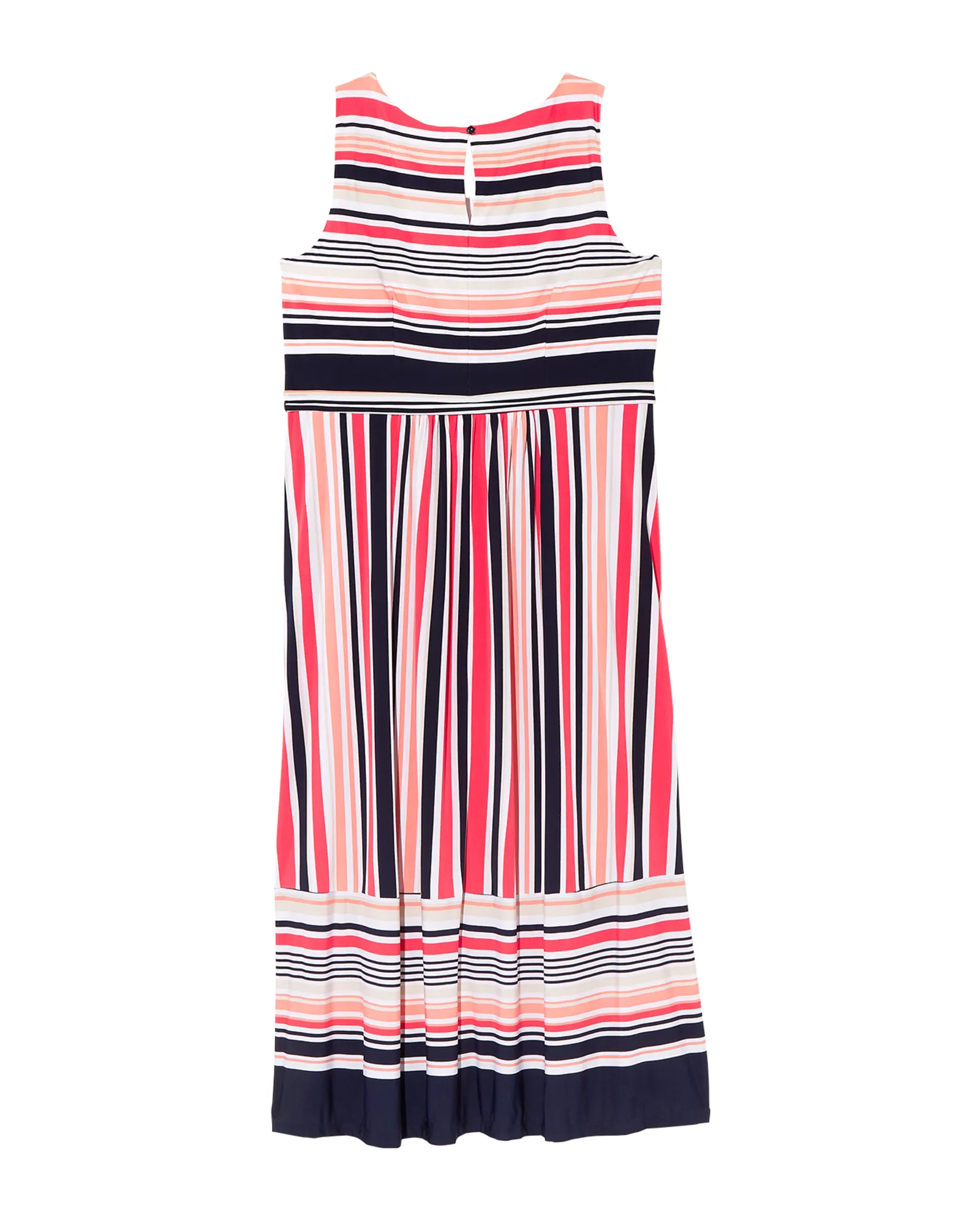 Stockton Maxi Dress | Coral / Navy