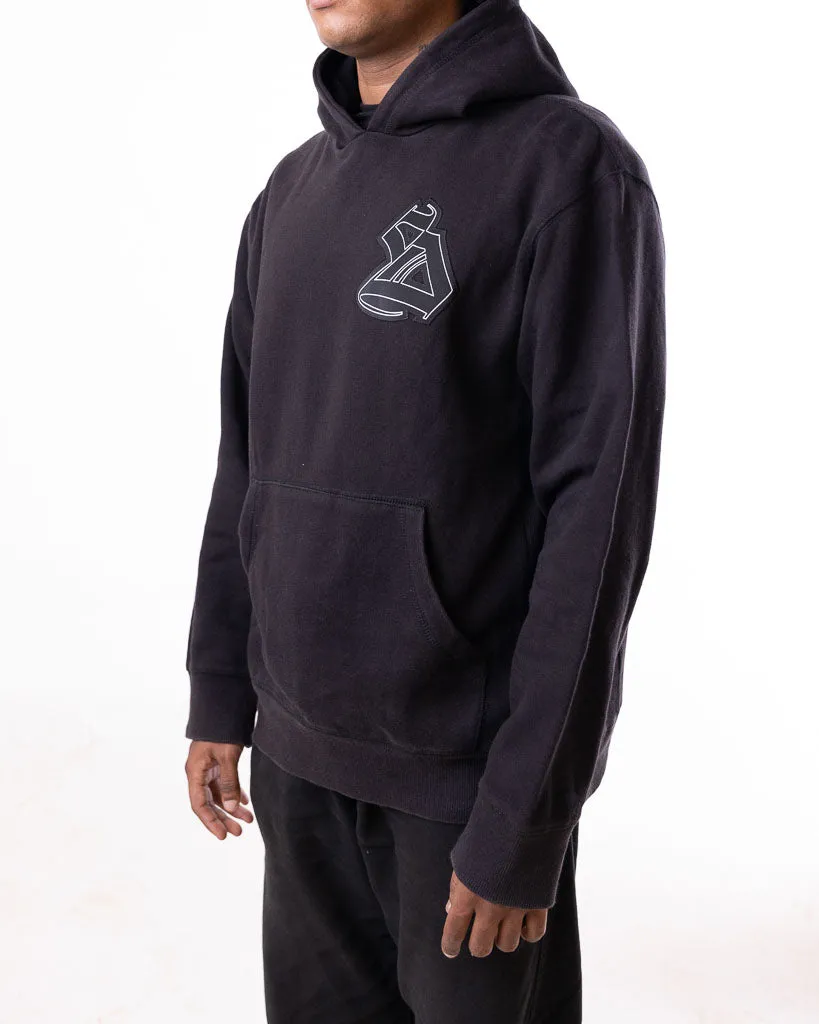 Stussy S Logo Heavyweight Hoodie Black