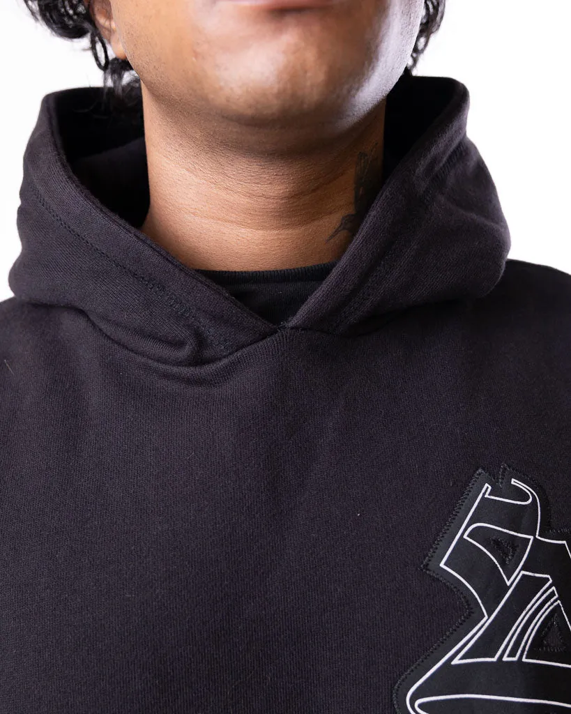 Stussy S Logo Heavyweight Hoodie Black