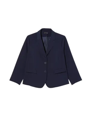 Sylvia Long Sleeve Classic Blazer | Navy