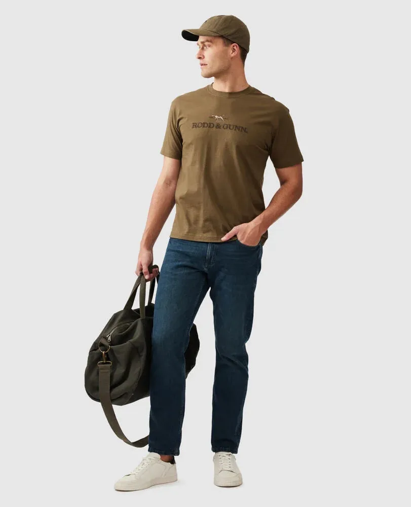 The Peaks Logo Tee - Olive