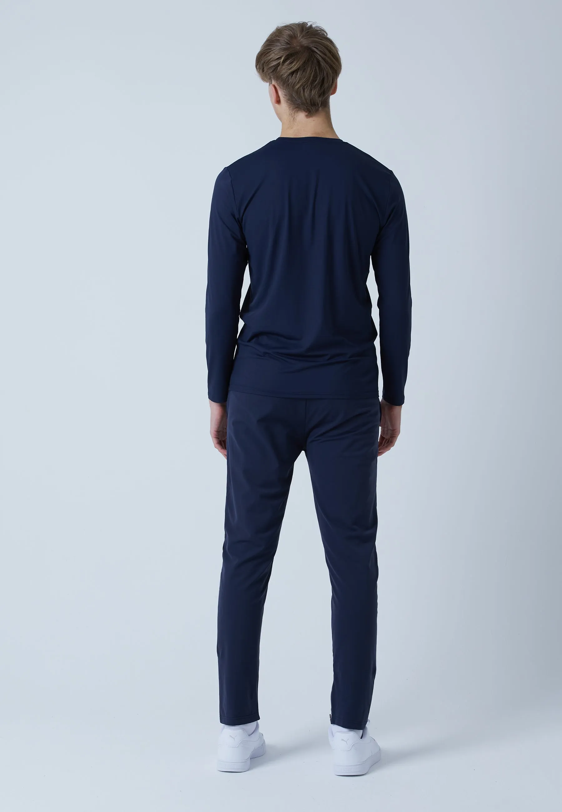 Tracksuit bottoms narrow, navy blue