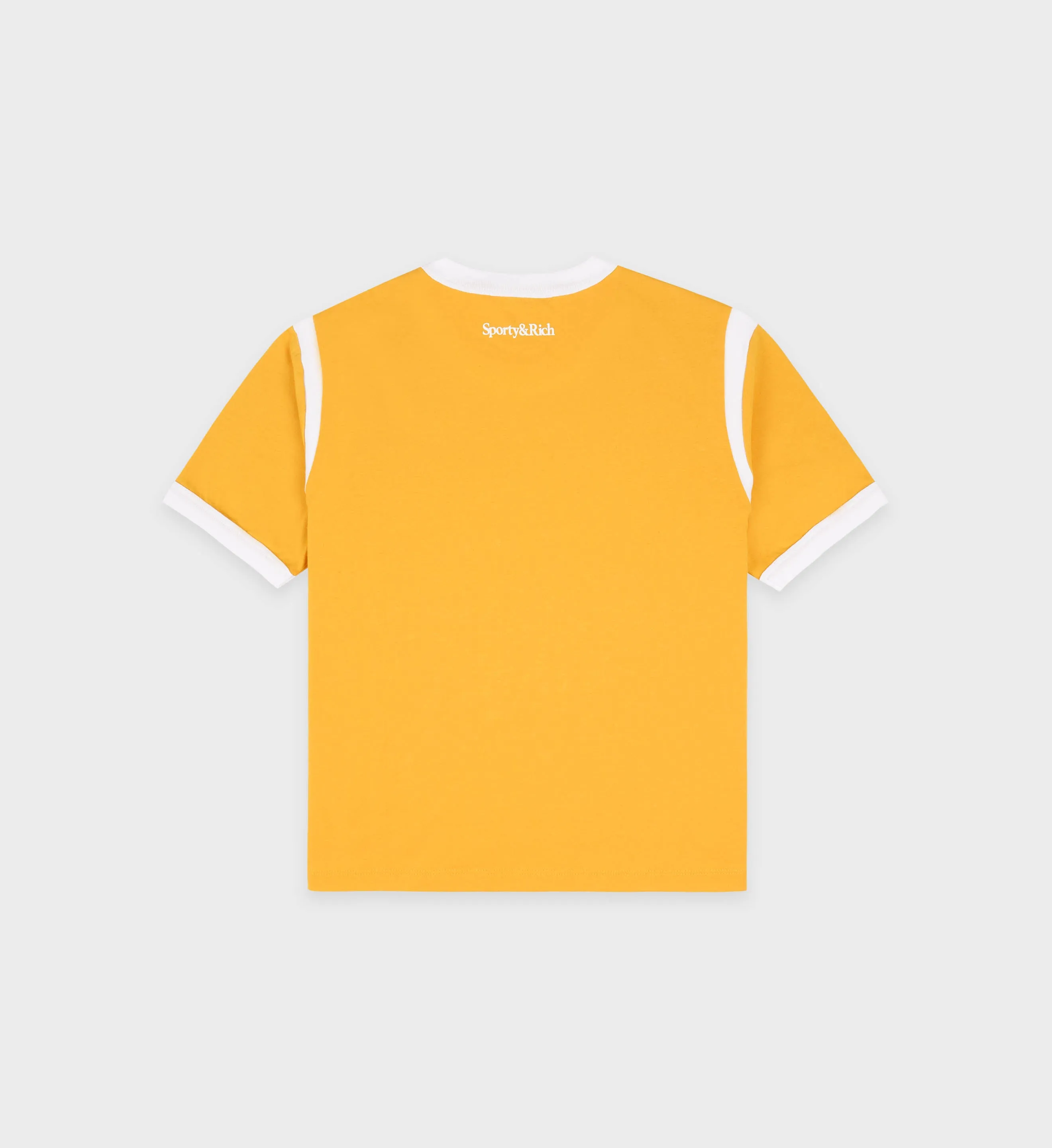 Wellness Club Sports Tee - Gold/White