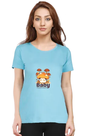 Women’s Baby Mushroom T-Shirt – Whimsical Charm Meets Comfort