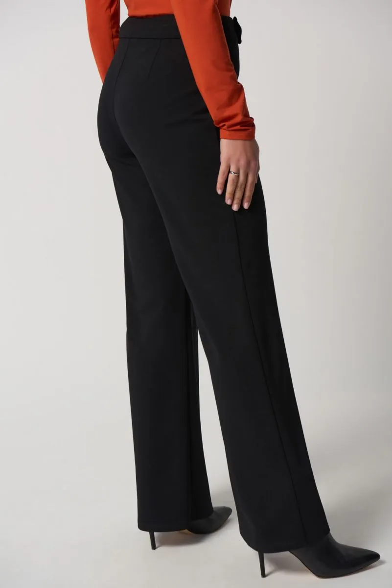 Women's Joseph Ribkoff | Scuba Crepe Wide Leg Pants | Black